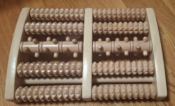 Fußmassageroller aus Holz "Doppel"
