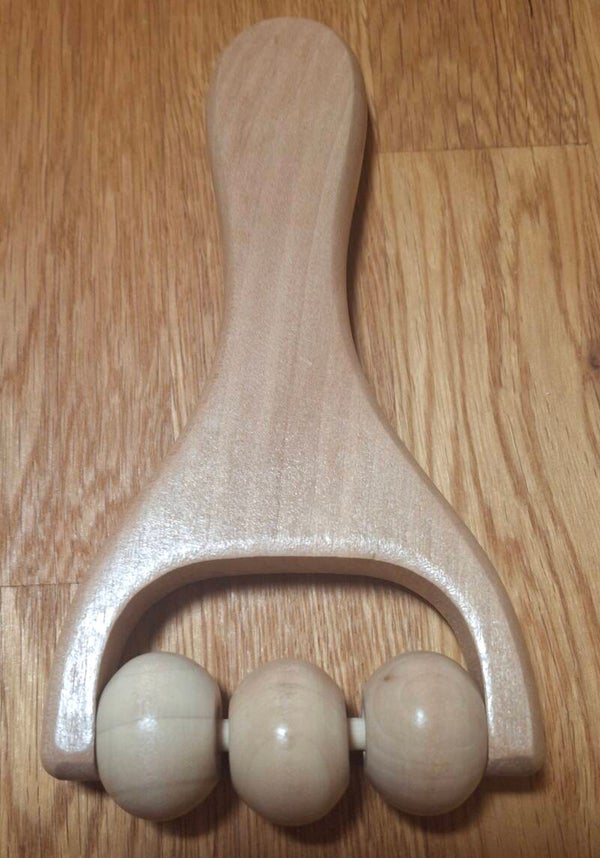 Massageroller für Arme und Beine aus Holz