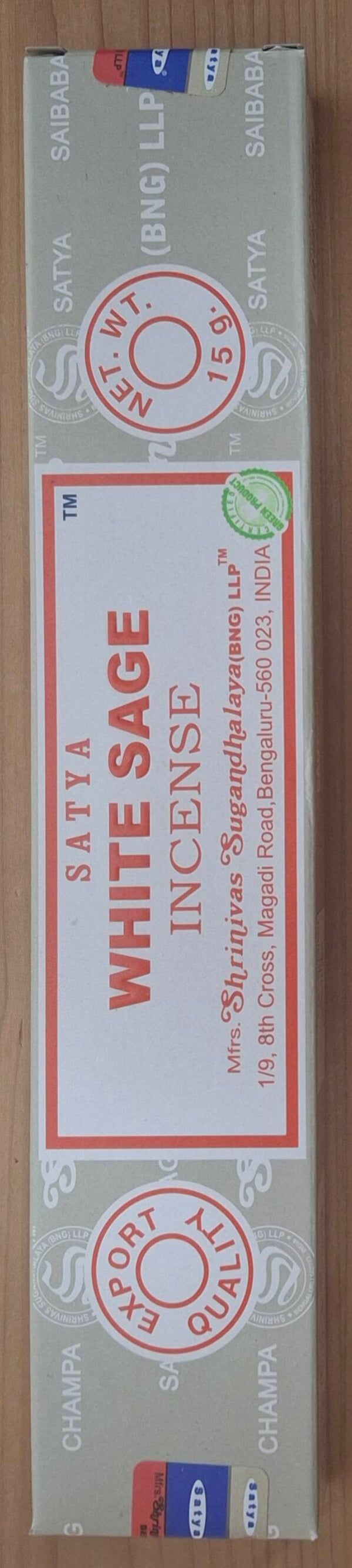 Satya Räucherstäbchen White Sage