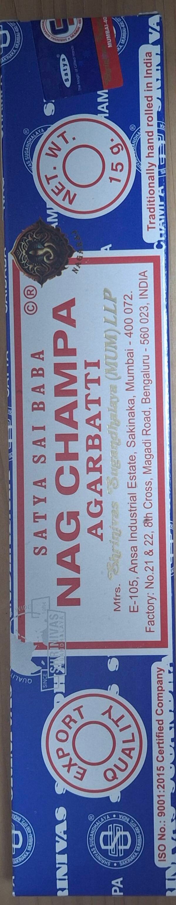 Satya Räucherstäbchen Nag Champa