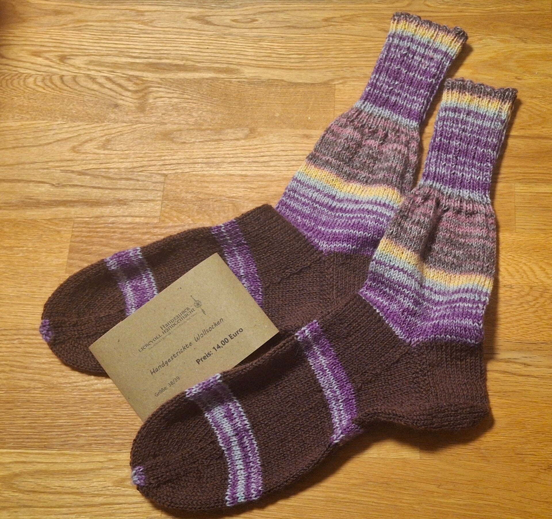 Wollsocken Gr. 38/39