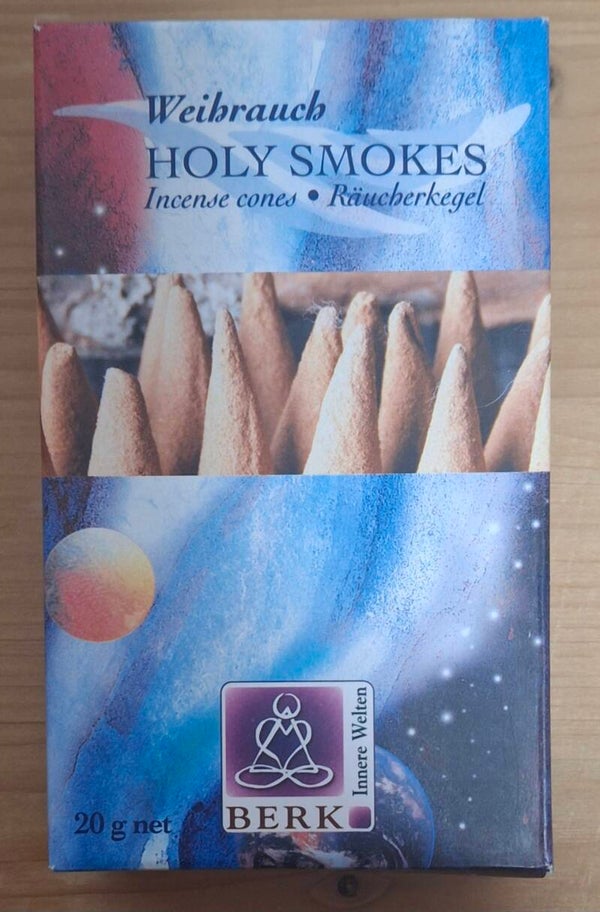 Holy Smokes Räucherkegel Weihrauch inkl. Halter