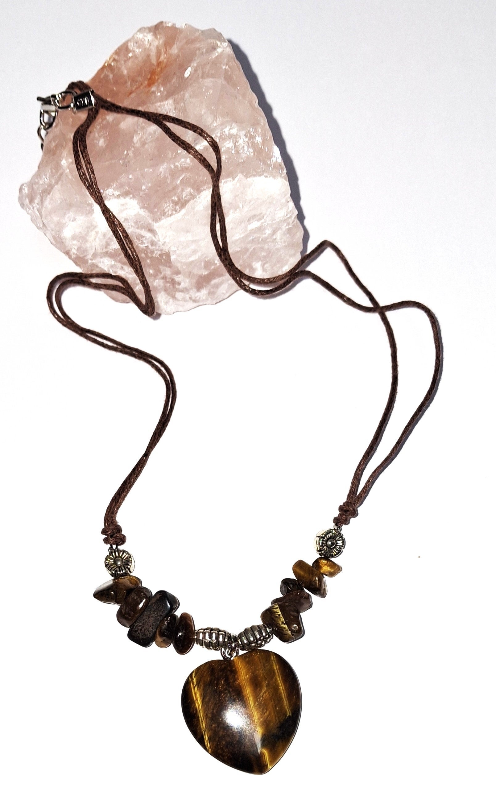 Herz-Collier Tigerauge