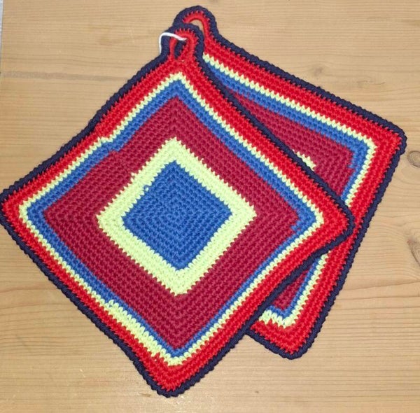 Topflappen gehäkelt