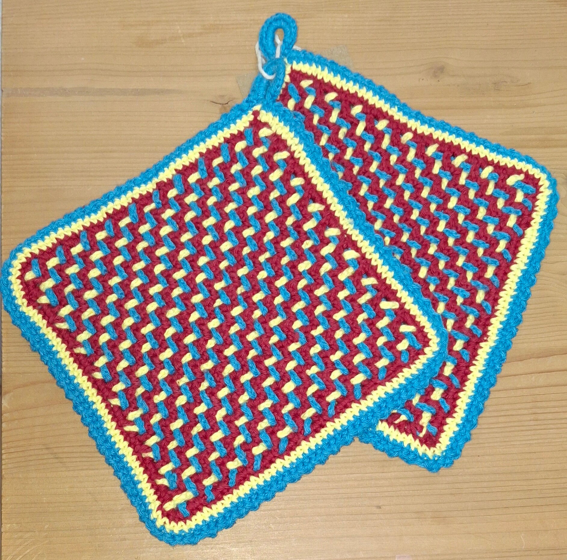 Topflappen gehäkelt