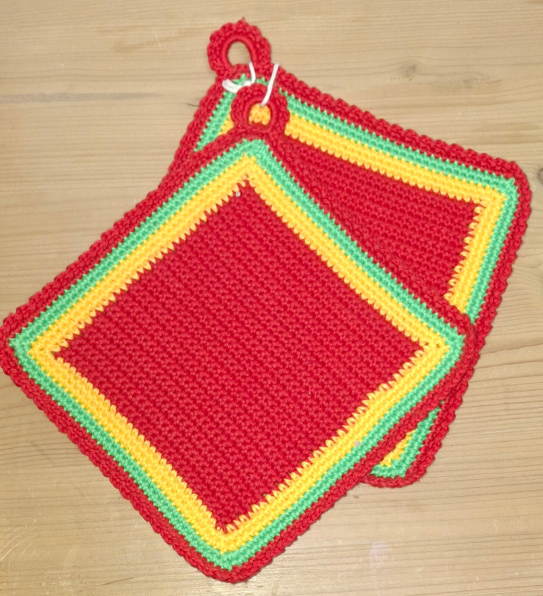 Topflappen gehäkelt