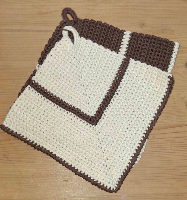 Topflappen gehäkelt