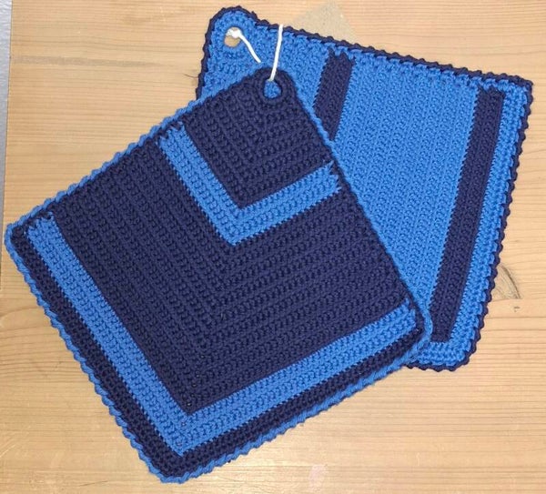 Topflappen gehäkelt