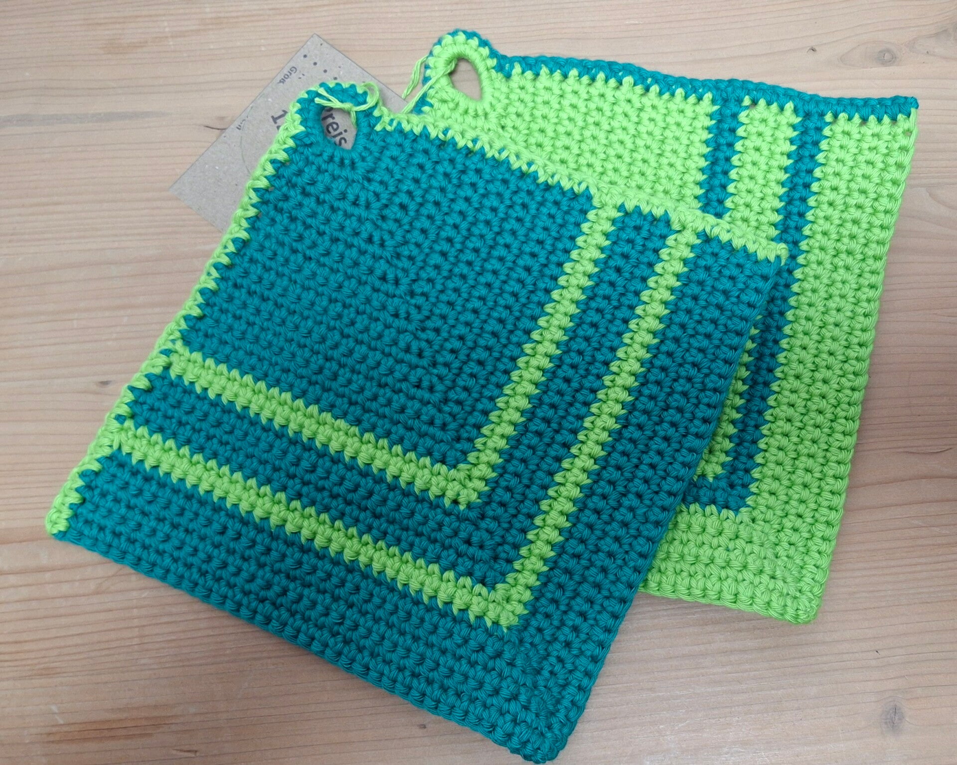 Topflappen gehäkelt