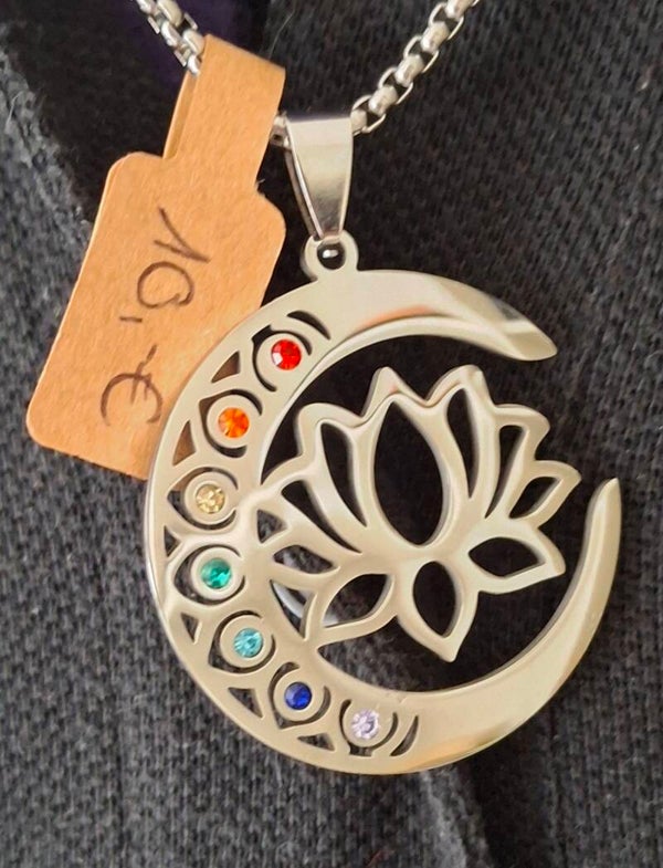 Halskette Chakra / Lotusblume