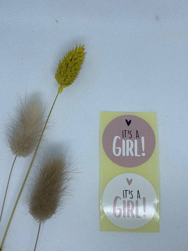 Sticker “it’s a girl”