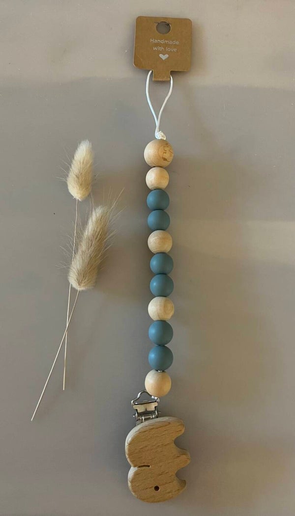 Speenkoord siliconen petrol