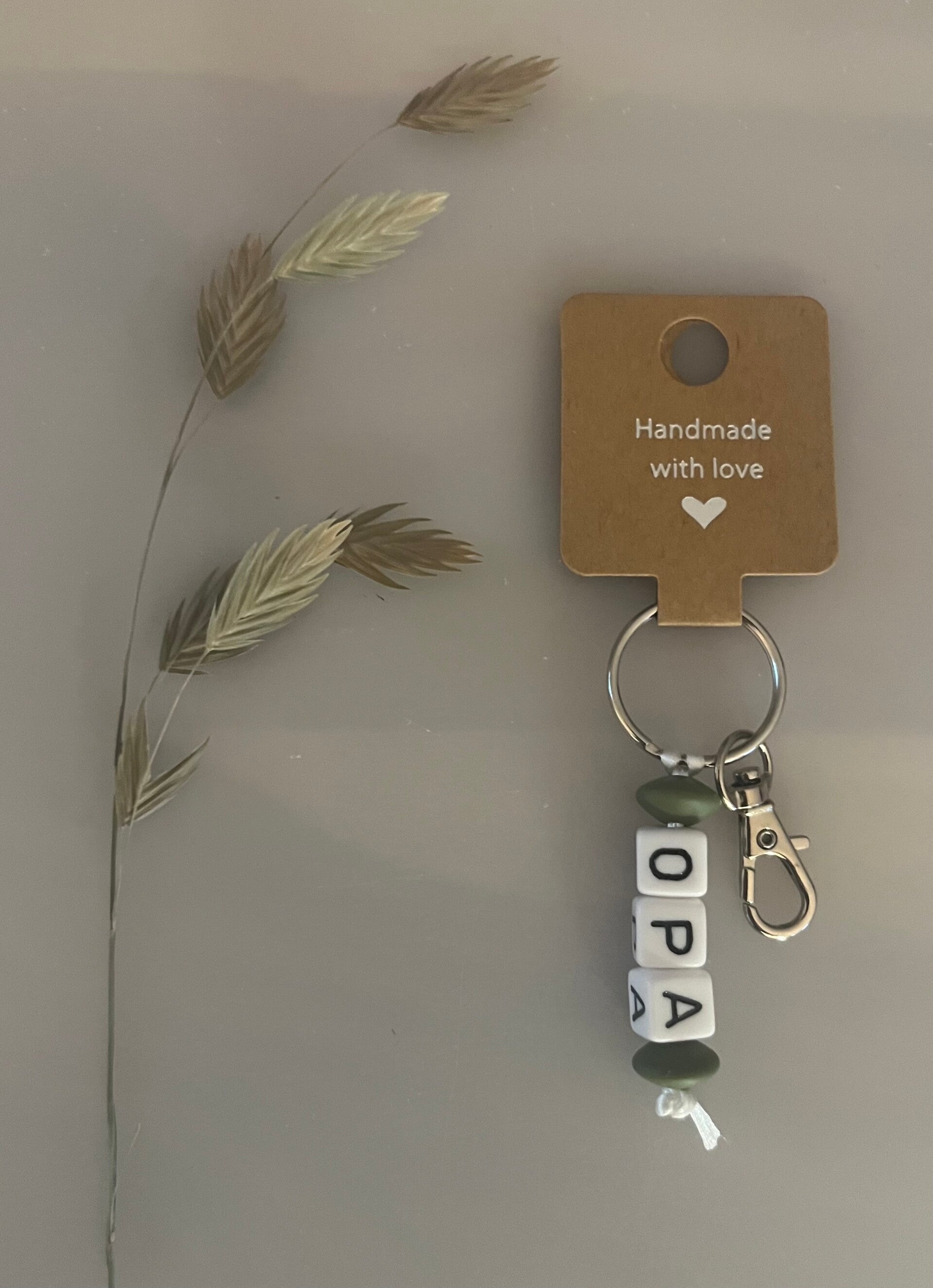 Sleutelhanger opa - groen