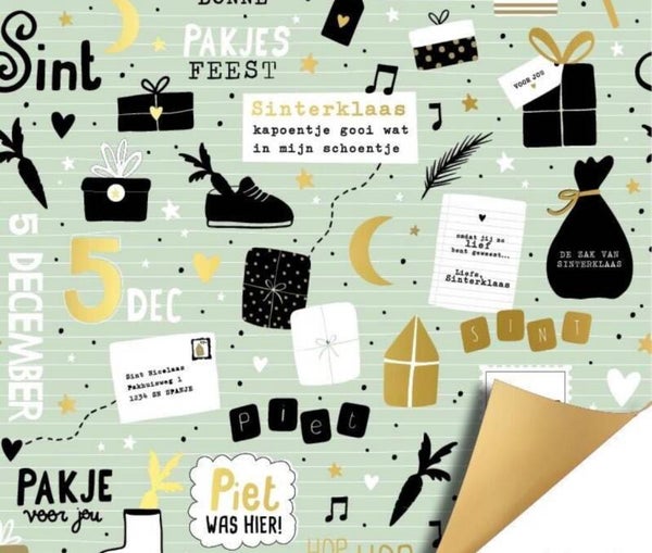 Pakjesfeest - 5 december oud groen
