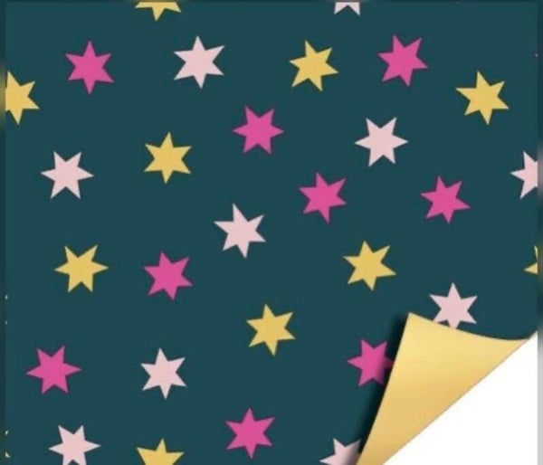 Colorful stars az gold