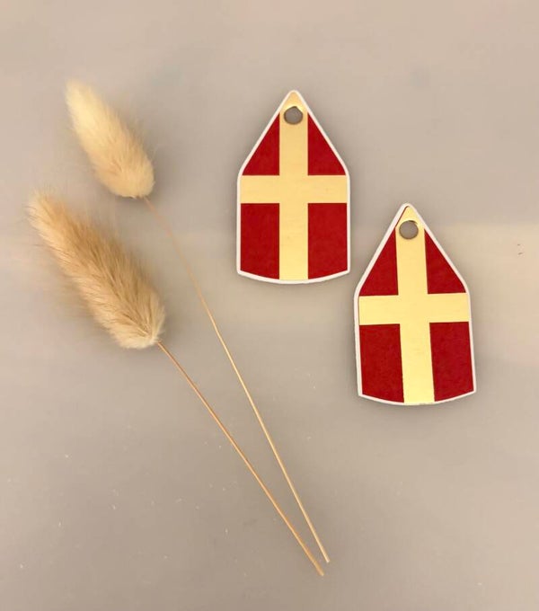 Cadeaulabel “Mijter” (5 stuks)