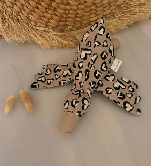 Goose hartjes beige/zwart