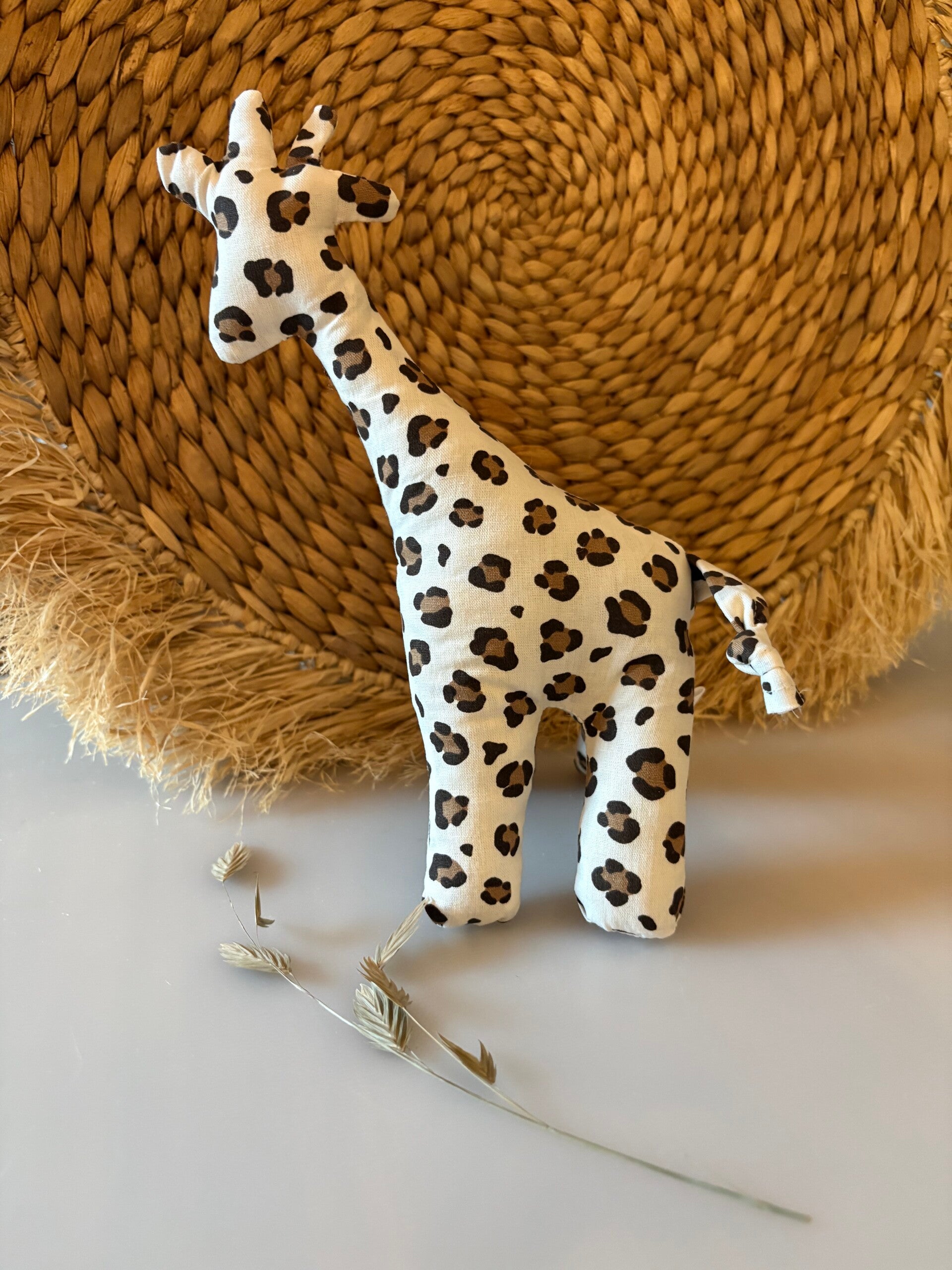 Girafje bruin/beige gevlekt