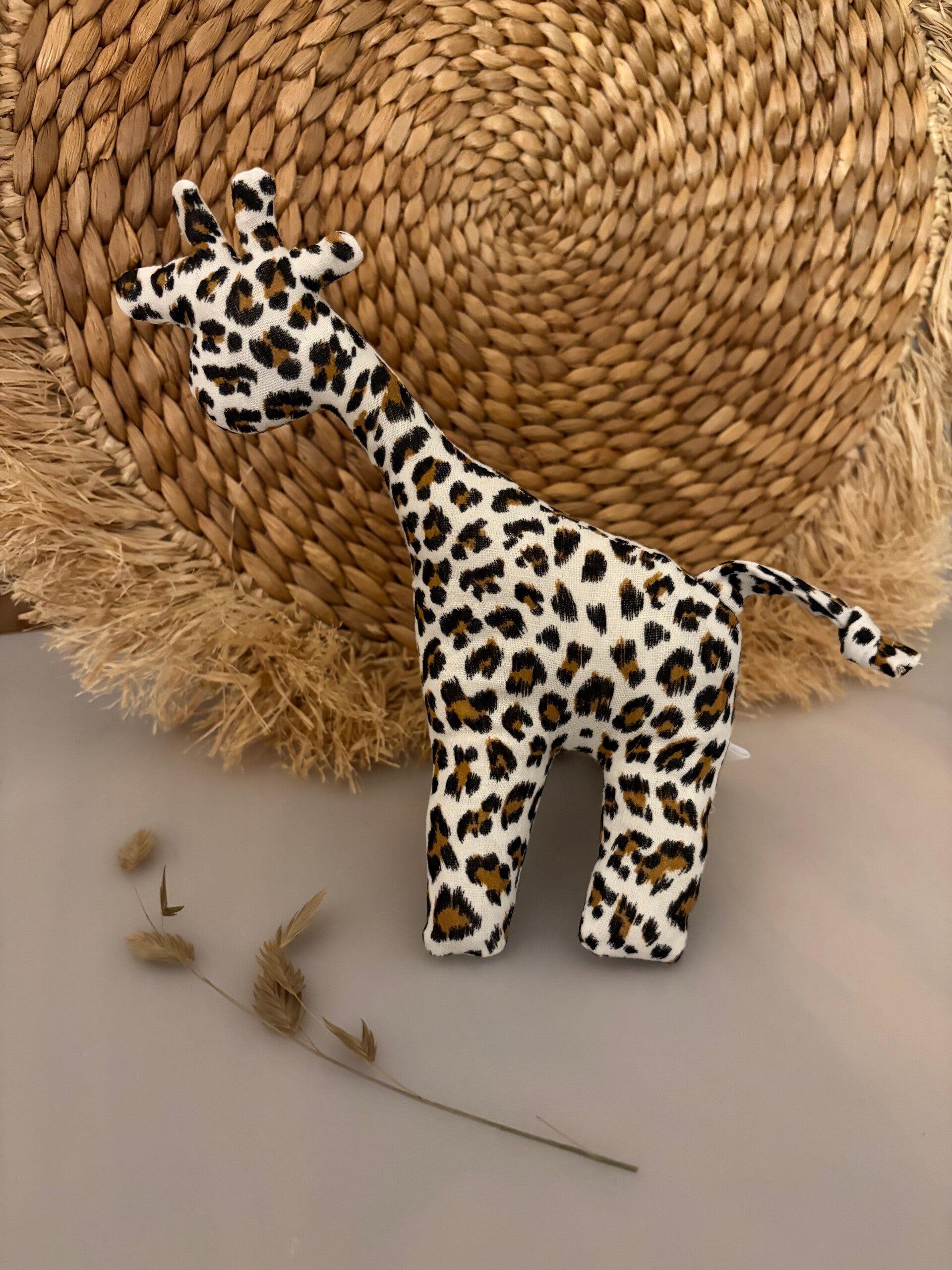 Girafje bruin/beige gevlekt