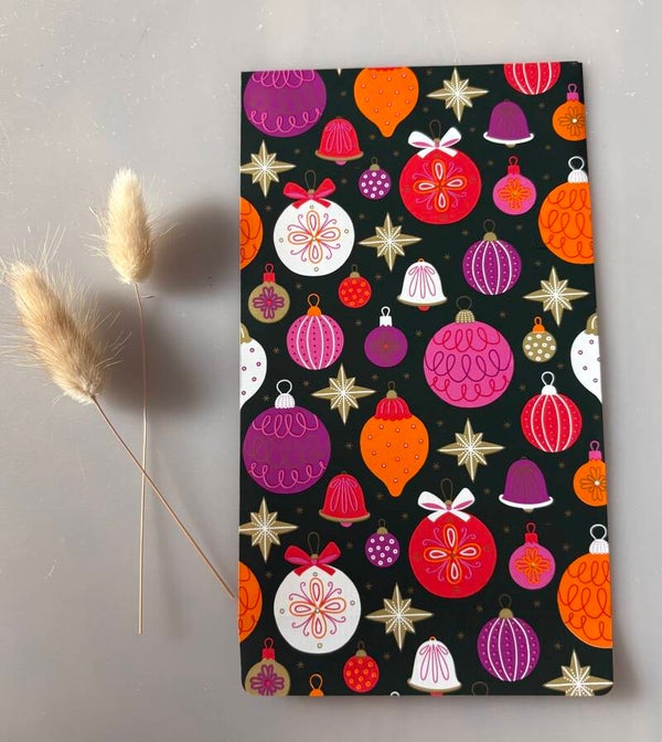 Kerst cadau zakjes Christmas ornaments ( 5 stuks)