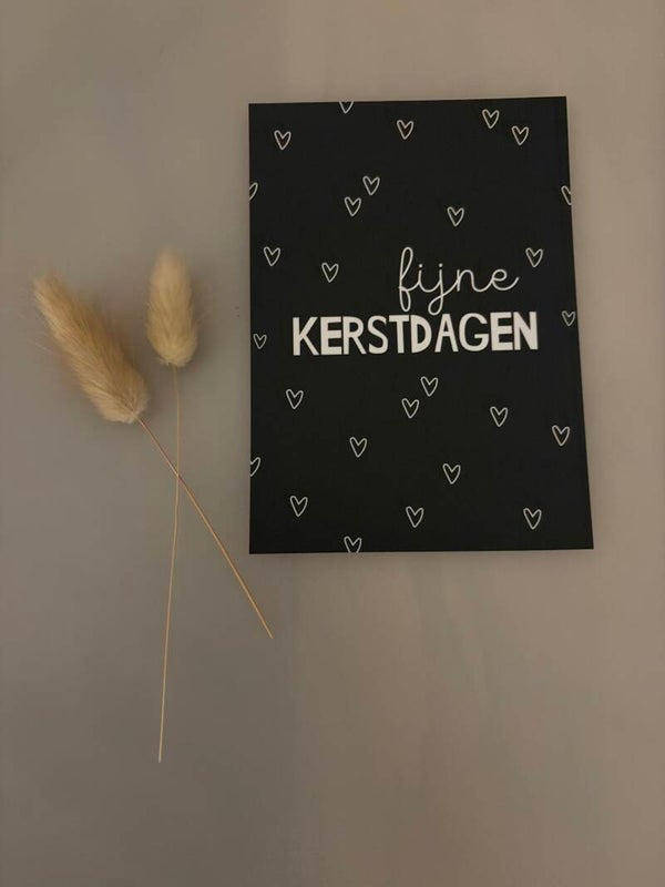 Kerstkaart - A6 - “Fijne kerstdagen “