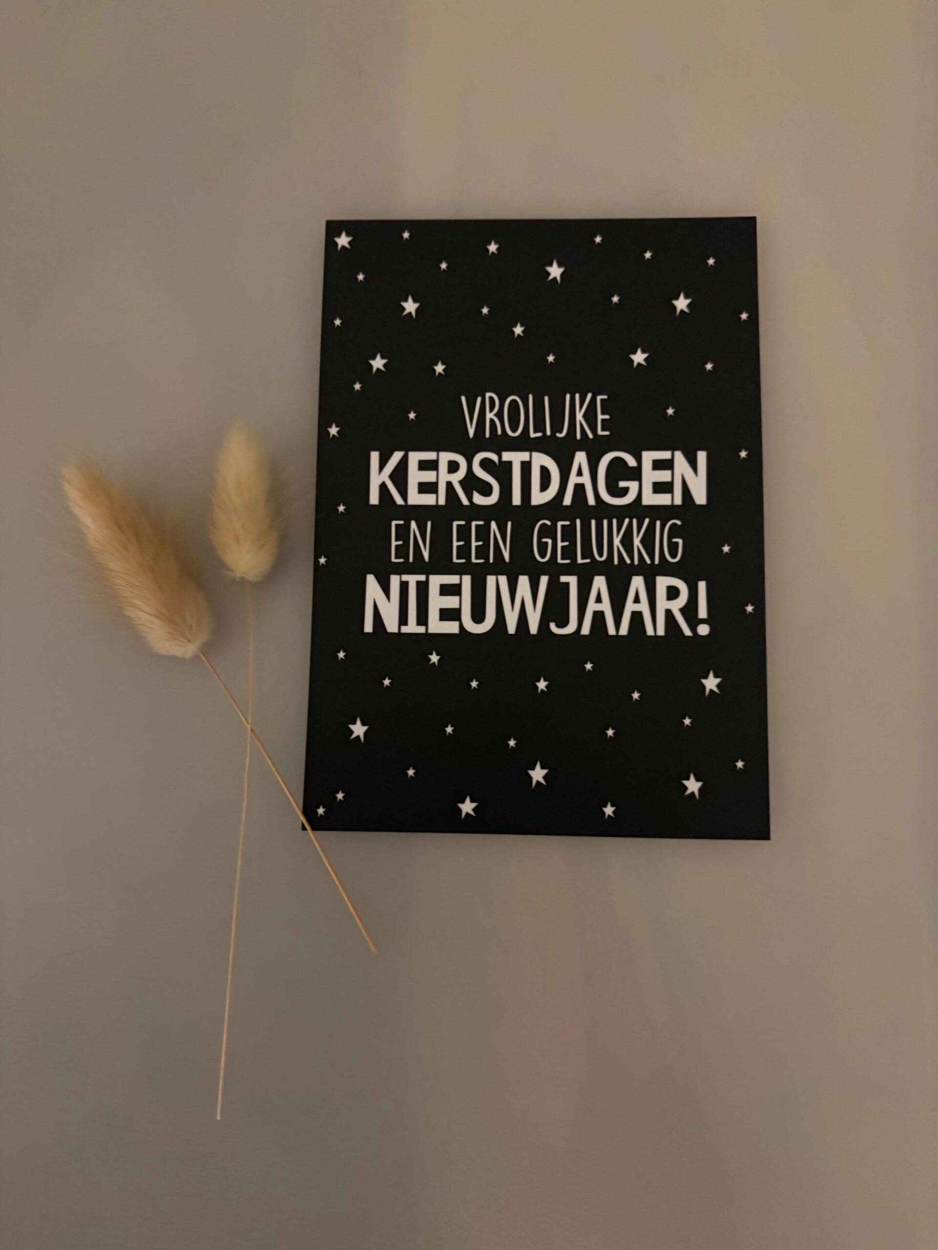 Kerst kaart - A6 - “Vrolijke kerstdagen en een gelukkig nieuwjaar”