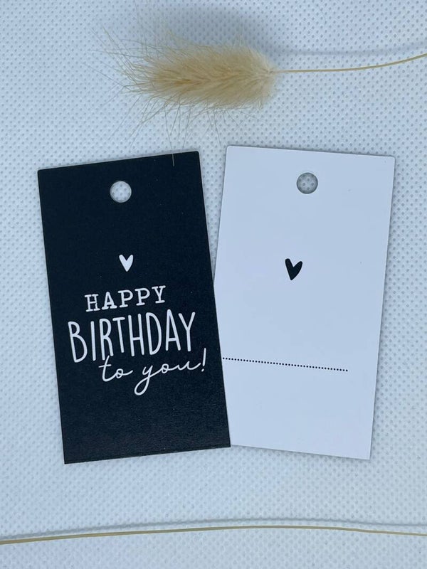 Kado label "happy birthday to you"