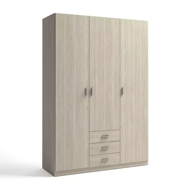 ARMARIO 3 PUERTAS 3 CAJONES CENTRALES