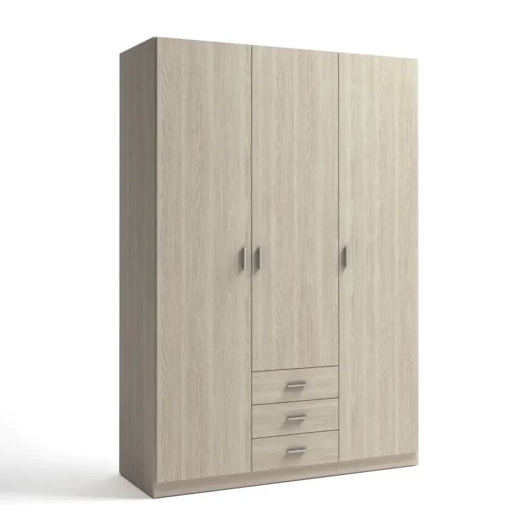 ARMARIO 3 PUERTAS 3 CAJONES CENTRALES