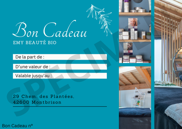 Bon Cadeau Emy Beauté Bio