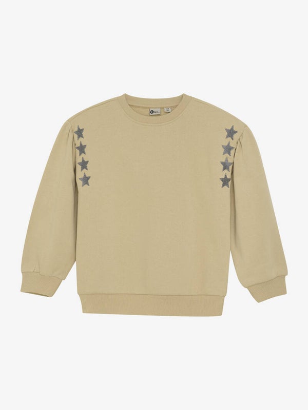 Pull étoile beige