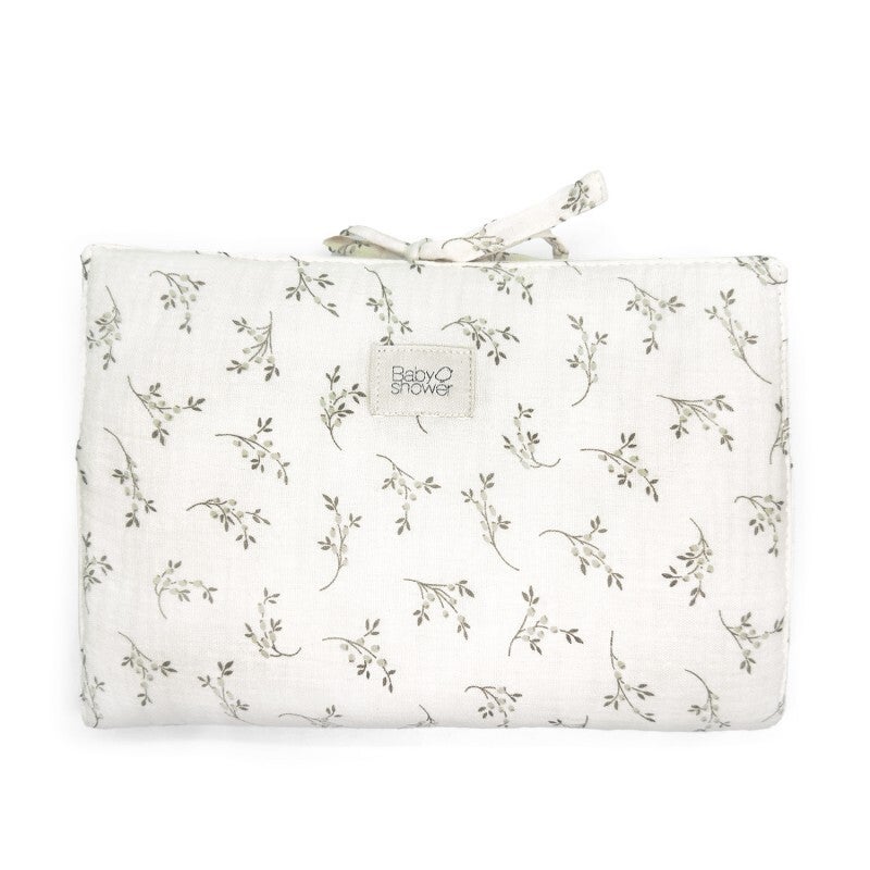 Pochette de change Olive bloom