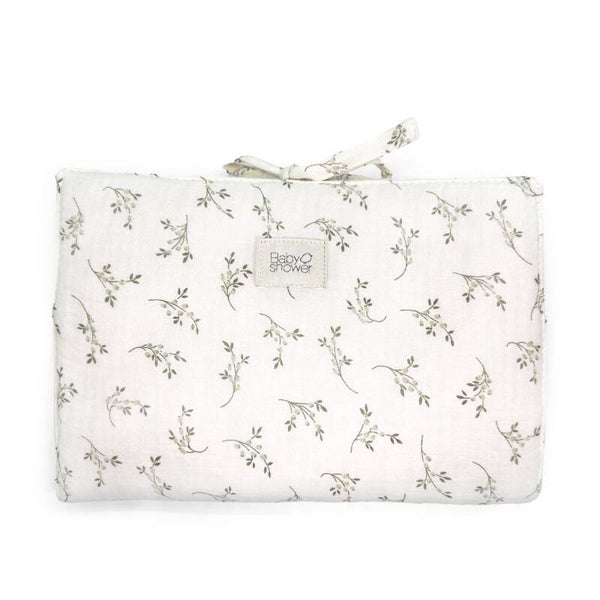 Pochette de change Olive bloom
