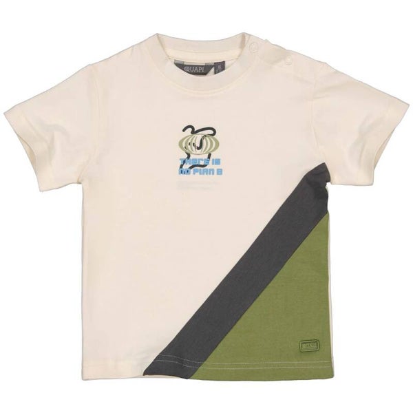 T-shirt Blanc/Gris/Kaki