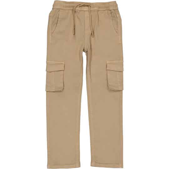Pantalon cargot beige