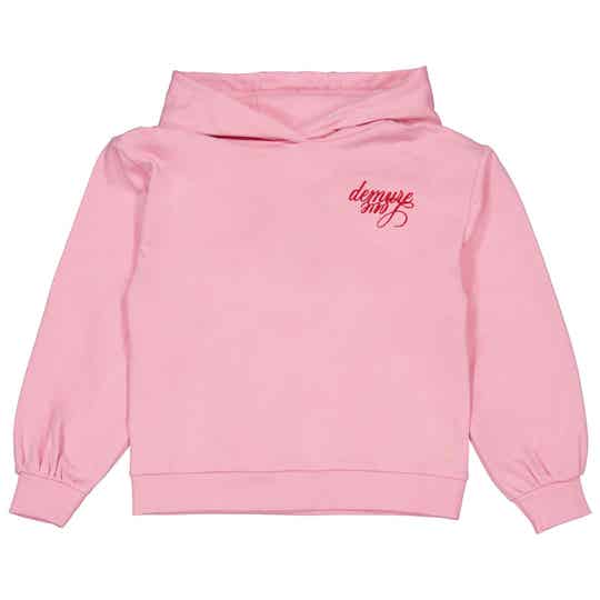 Sweat à capuche rose