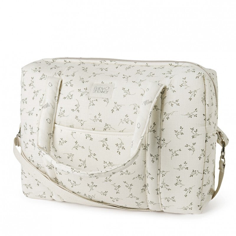 Sac maternité Camila olive bloom