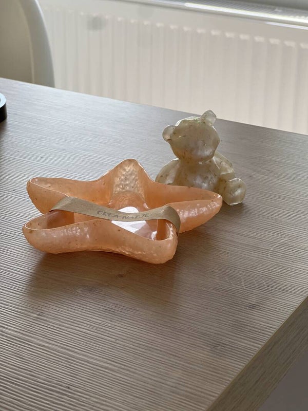 zalmkleurig sterren schaal