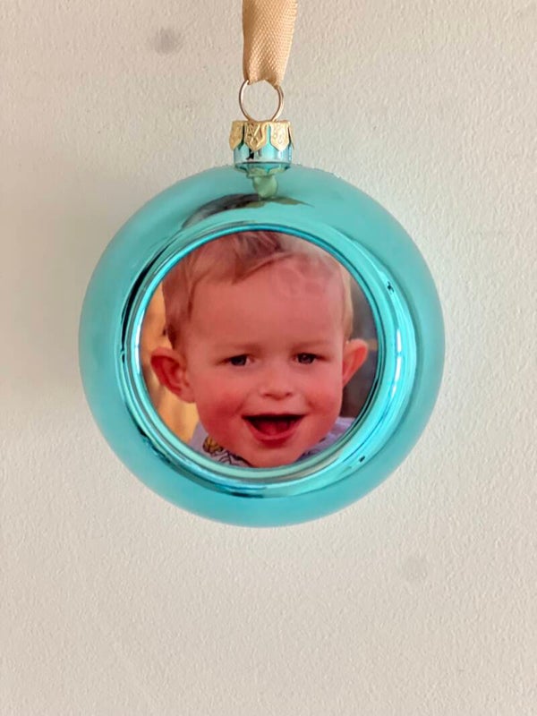 Magische Kerstbal met Jouw Eigen Foto