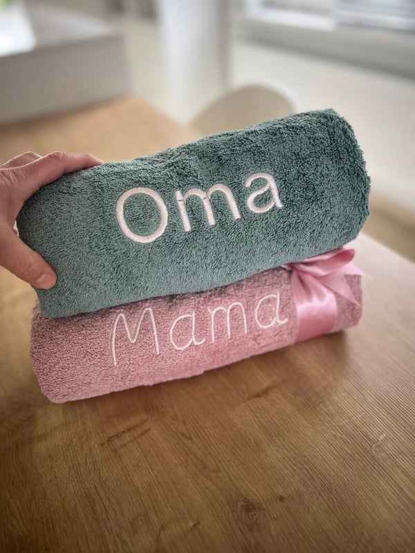 Gepersonaliseerde Handdoek - Moederdag Special (Mama/Oma)"