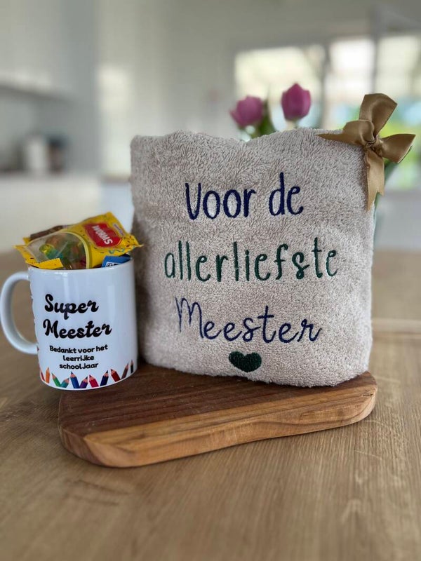 Eindejaarscadeau Meester / Juf - Keuze uit 3 pakketten