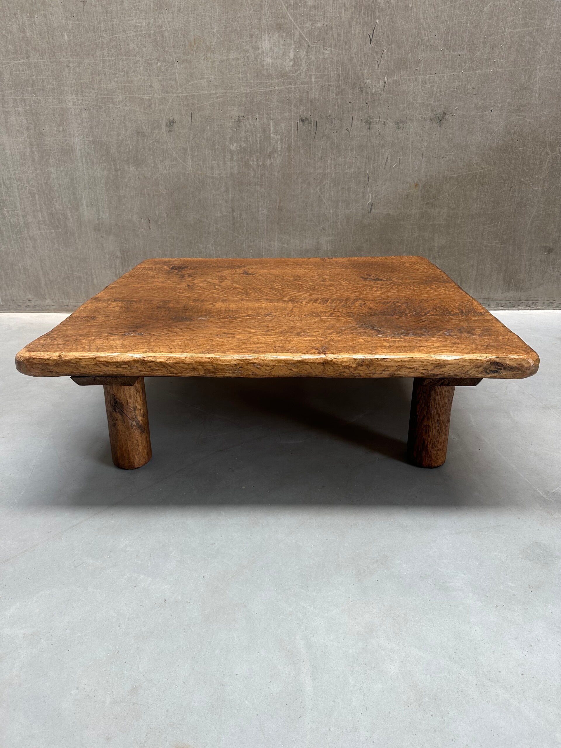XL Vintage massief houten salontafel