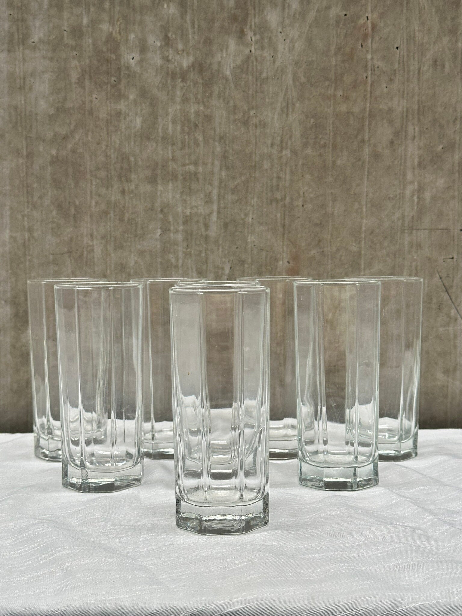 Vintage geometrische highball glazen