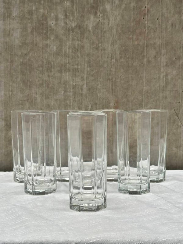 Vintage geometrische highball glazen