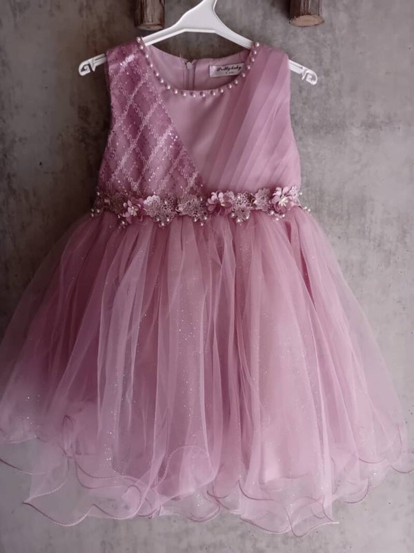 prinsessenjurk mae oud roze