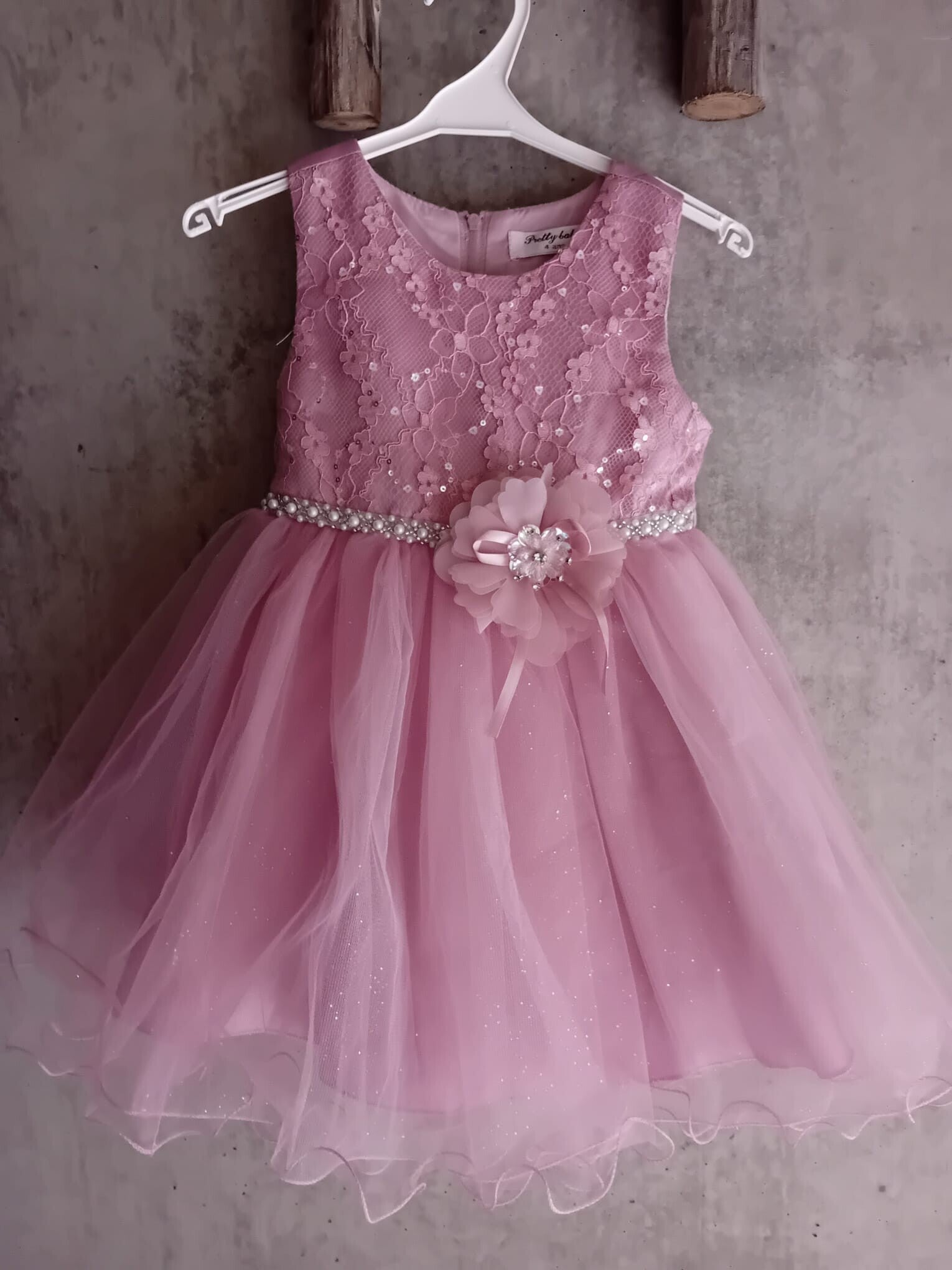 prinsessenjurk romee oud roze