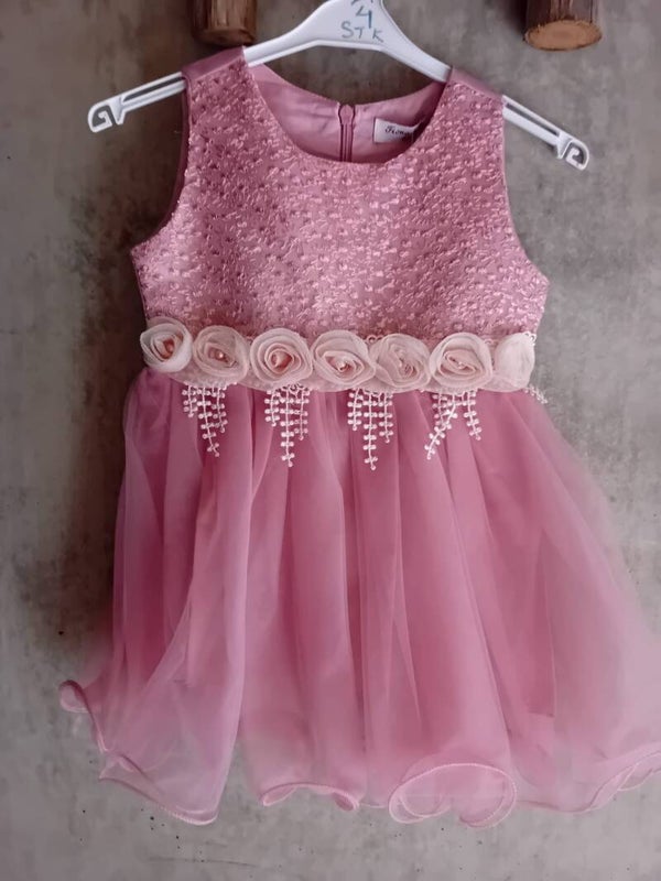 prinsessenjurk Sanne oud roze