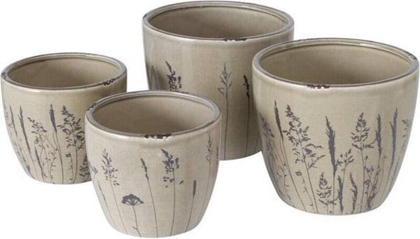 Bloempot set a 2 H11 en14cm