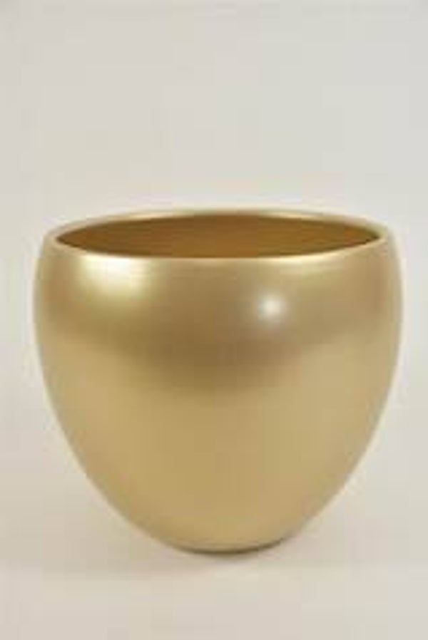 Bloempot Bowl, Goud