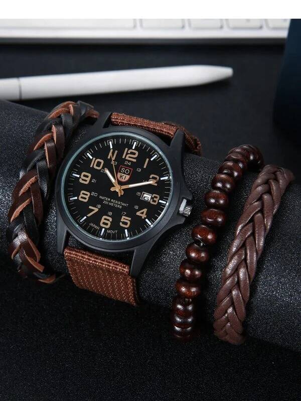 conjunto hombre reloj